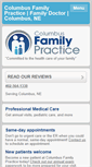 Mobile Screenshot of columbusfamilypractice.com